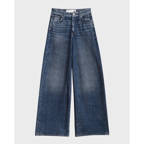 rag & bone Miramar Sofie High Waist Cotton Terry Sweatpant Jeans Kimbr Size 25 - Picture 3 of 9